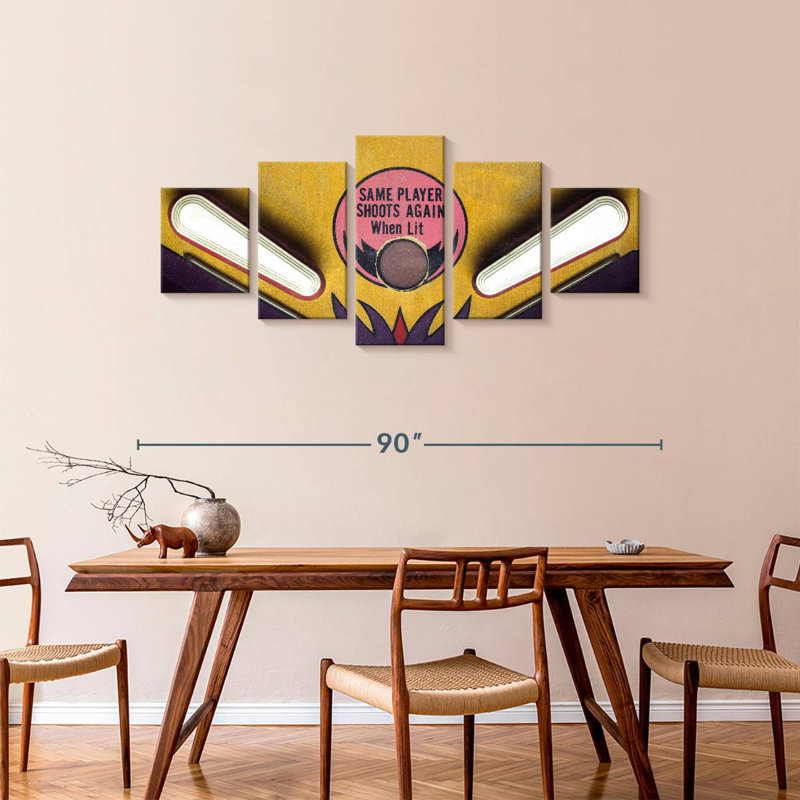 'Pinball Machine Game, 36" H x 80" W