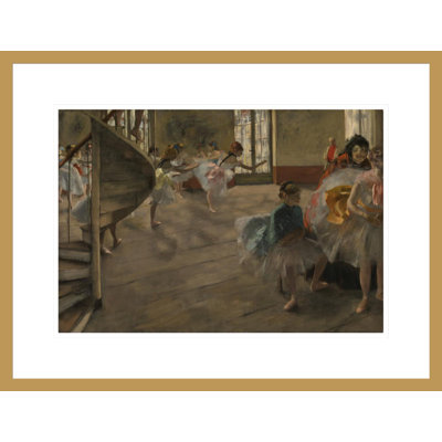 «The Rehearsal» par Edgar Degas, impression giclée encadrée
