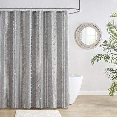 Rideau de douche en jacquard Farmhouse