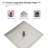 12 Inch Rain Shower Head High Pressure High Flow Square Stainless Steel Rainfall Showerhead-103120337