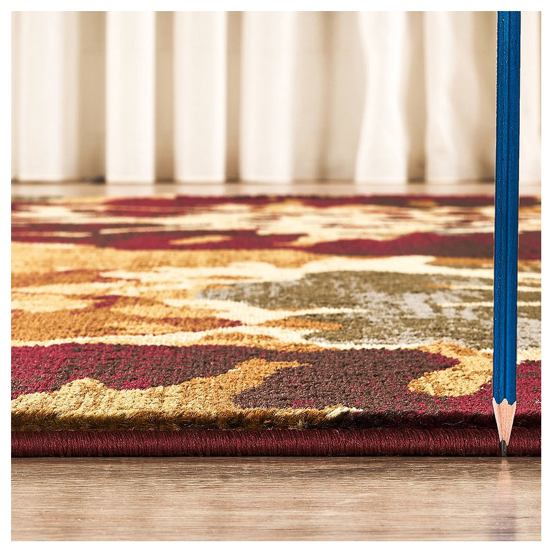 Tapis multicolore, Rectangle 5 pi 3 po x 7 pi 3 po