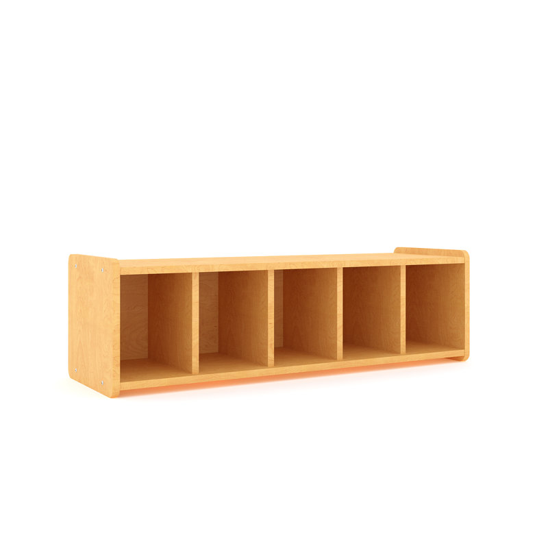Banc à livres 5 compartiments Tot Mate, Érable, Oui