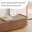 Meuble télé Mid-Century 94,5 po, 4 tiroirs, console média Ayrah-2133303548-2133303545