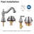 2-handle Bathroom Faucet with Drain Assembly-50085663