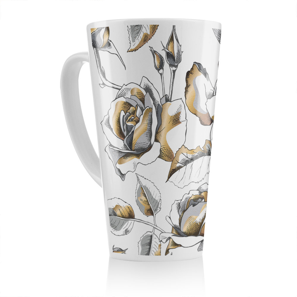 Roses Latte Mug