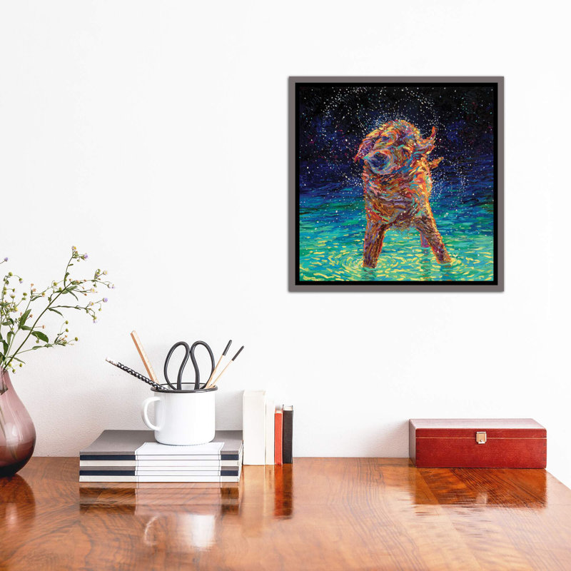 « moonlight nage » par iris scott, reproduction d’impression, H 37 po x l 37 po x P 1,5 po