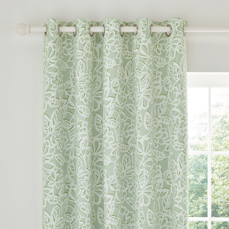 Jasminda Eyelet Room Darkening Curtains