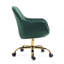 Chaise pivotante polyvalente avec dossier haut et conception réglable, idéale pour les espaces de travail et les sièges confortables