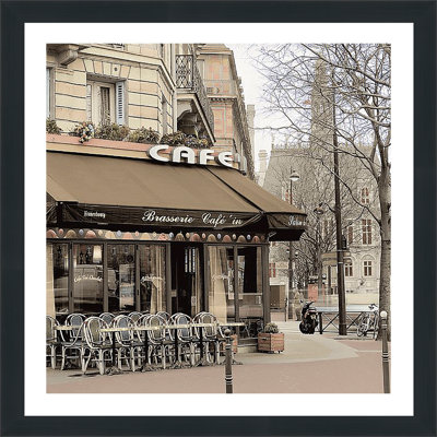 « brasserie paris i » par alan blaustein,, reproduction de photo encadrée