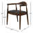 Kuo 19.3'' H Faux Leather Upholstered Armchair-1822831362