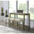 Gracie Oaks Bermea Multipurpose Bar Table Set in Natural