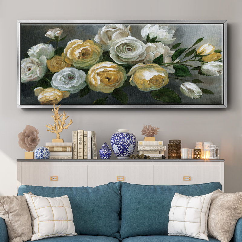 Vintage Belles- Framed Canvas, 8" H x 20" W