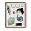 Collection encadrée Mindfulness IV, impression sur bois massif-1633129608-1633129611