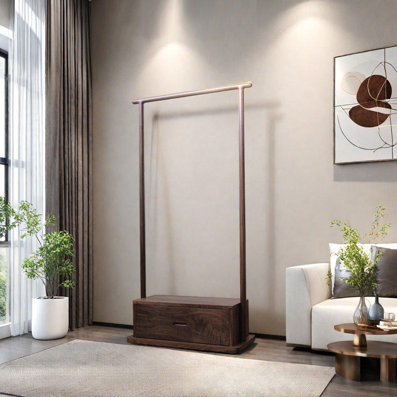 Portemanteau en bois massif Imported
