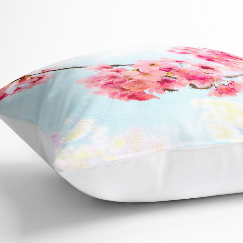 Square Throw Cushion, White, 55cm H x 55cm W x 20cm D