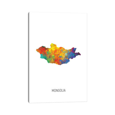 MTO3055-Carte de la Mongolie