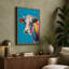 Pop Art Cow Modern - Wrapped Canvas-1707761201-1707761226