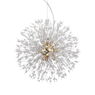 Gizela 9 - Light Dimmable Sphere Chandelier