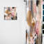 Lenda - Fantaisies florales roses et dorées I - Rideau floral abstrait - Velours obscurcissant - 1 panneau-446741036
