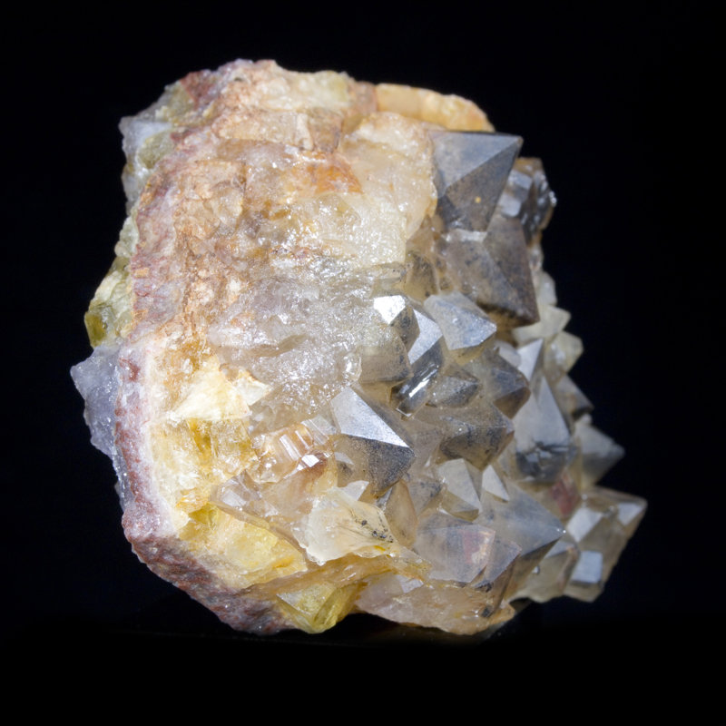 Hematite Quartz with minor Barite - Sidi Said, Morocco