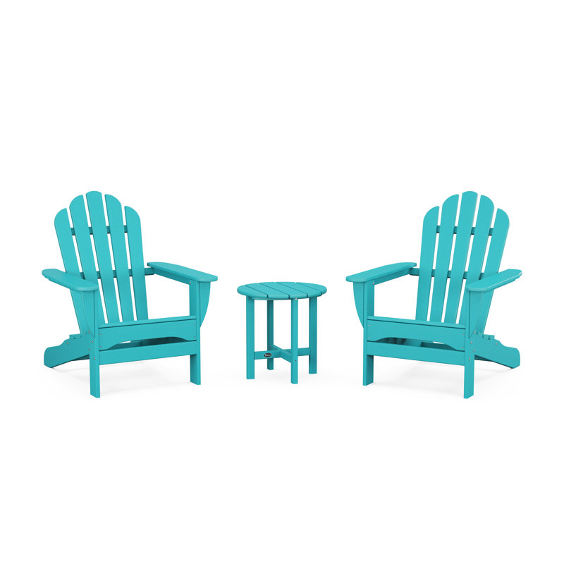 3-Piece Monterey Bay Adirondack Set, Aruba