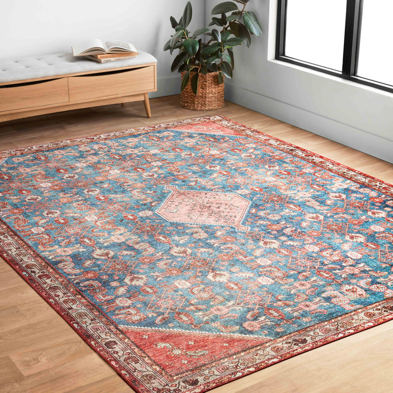 Sim Oriental Indoor Rug, Rectangle 7'6" x 9'6"