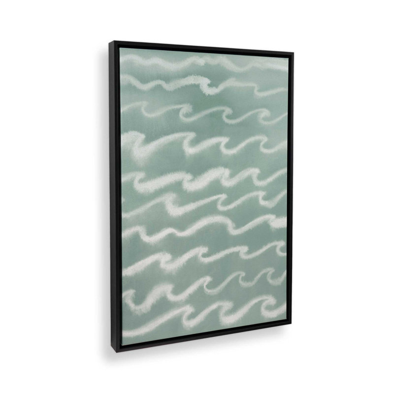 «Salt Lullaby I» par Grace Popp, reproduction d'art sur toile, H 30 po x l 20 po, Toile à cadre flottant, Noir