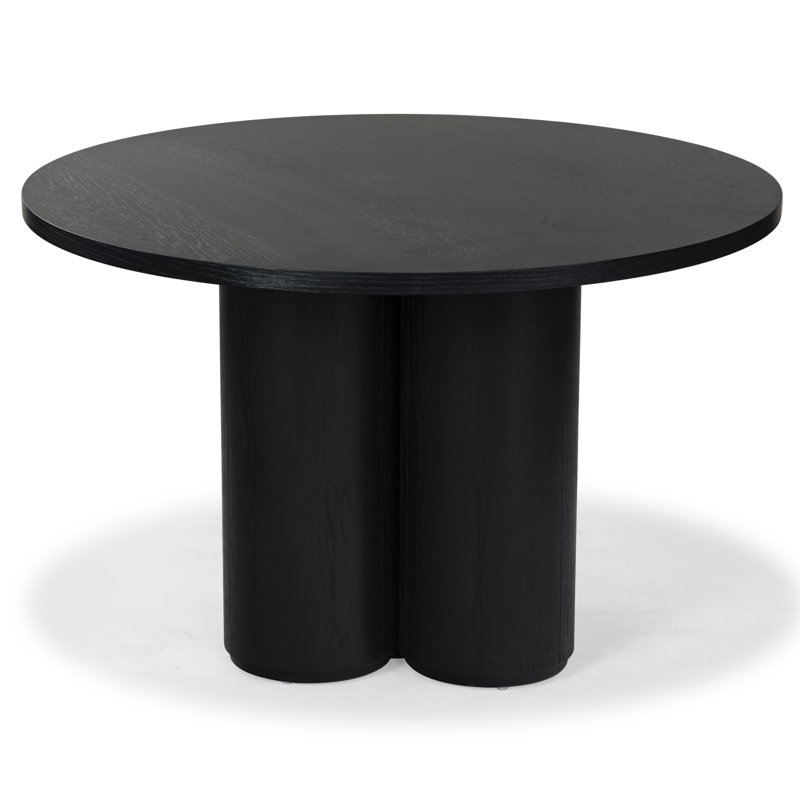Kathalina Round Dining Table, Black