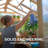 Meridian 6.7' x 6.0' Greenhouse with Cedar Wood Frame and Polycarbonate Panels Compact and Durable Design
