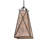 12" Square North Star Pendant