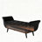 Tufted Black Velvet 65" Storage Ottoman Bench, Mid-Century Style Long Bench with Arms for Bedroom, Living Room, and Entryway Organization-1614181521