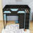 Full Loft Bed with RGB LED, USB Charging, and Adjustable Desk-2114839580