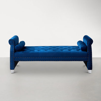 Stephenie Velvet Chaise Lounge