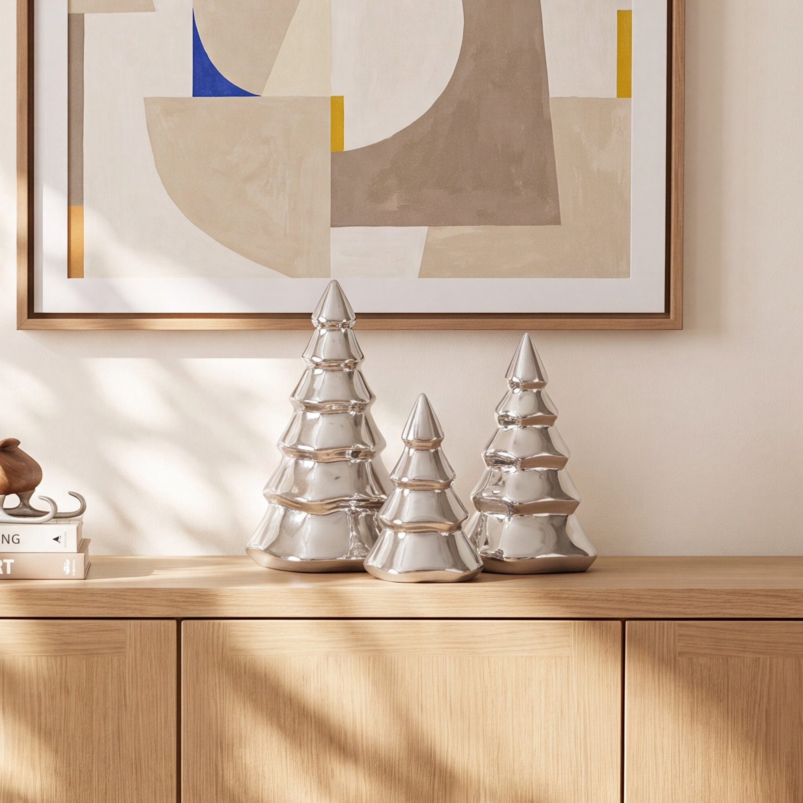Holiday Gifts 3-Piece Mini Tabletop Tree Set