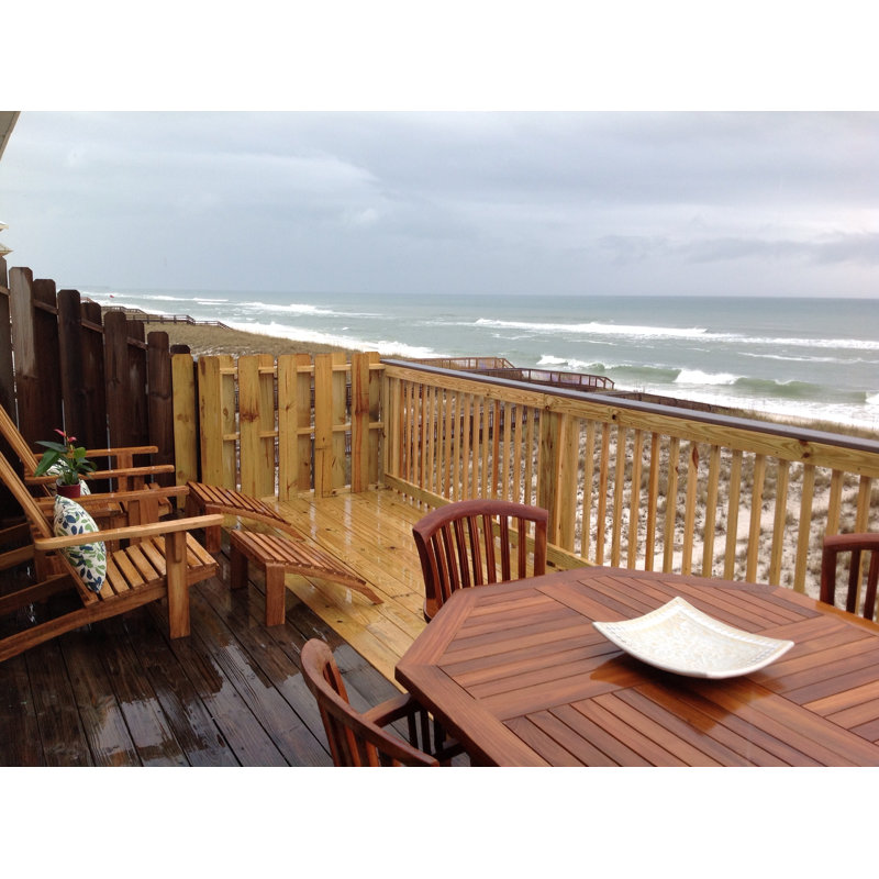 Clarisse Teak Patio Dining Arm Chair