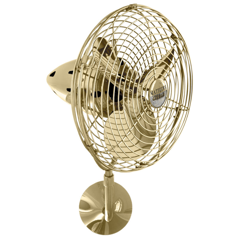  Ventilateur mural 13 po, Non, Nickel noir