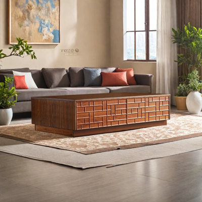 New Chinese Classic Minimalist Style Coffee Table