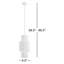 Moxy 1 - Light Unique / Statement Cylinder Pendant-621148664
