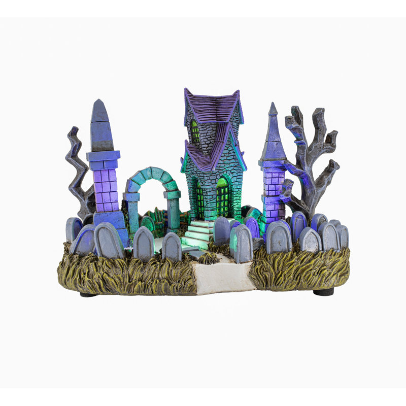 Village d'Halloween de cimetière