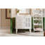 Meuble-lavabo de style rétro avec lavabo en céramique 30 po, meuble-lavabo simple autoportant avec 2 tiroirs, armoire de rangement en bois massif, blanc