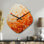 Thawng Tangerine Tango IV - Horloge murale en forme de paysage, horloge murale