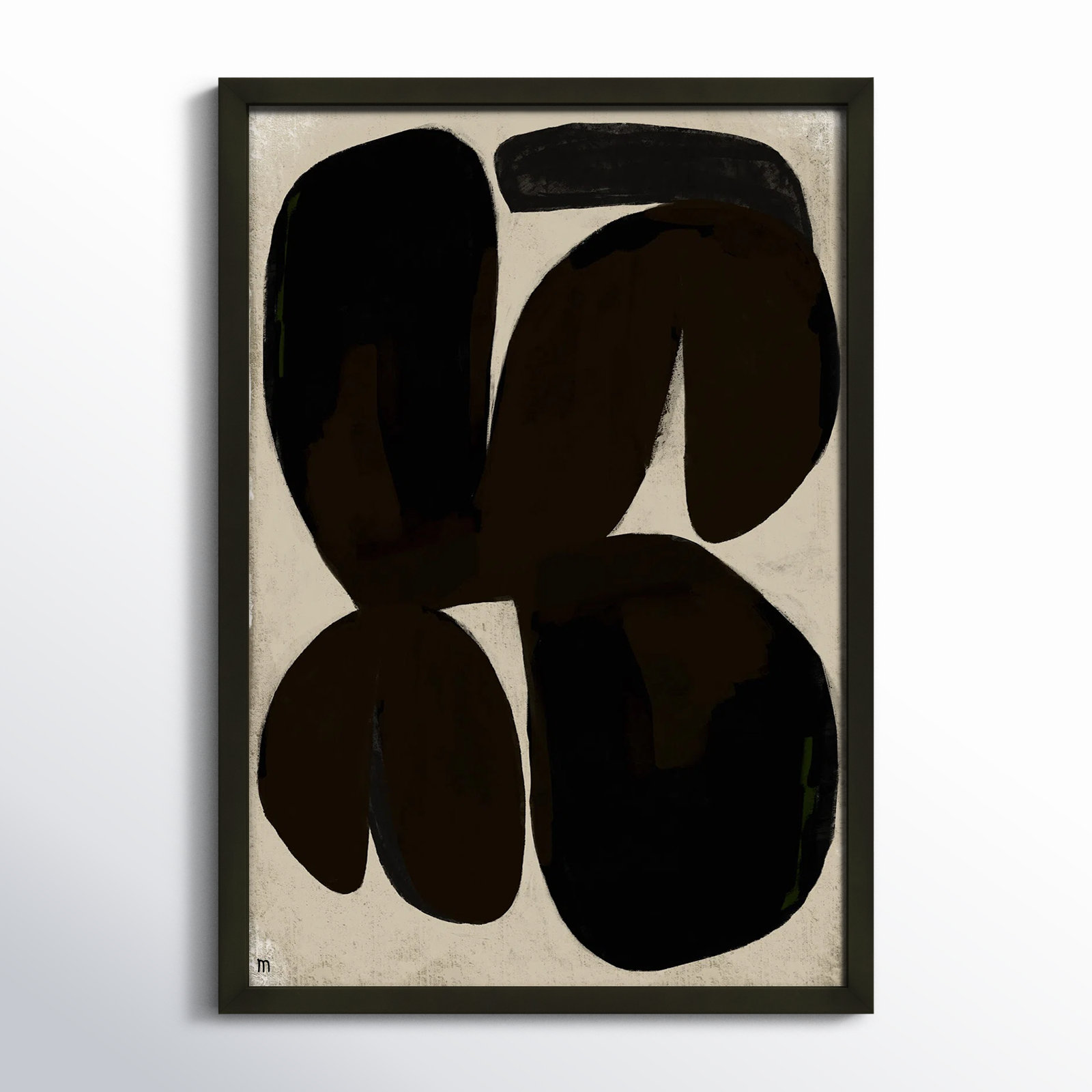 Untitled by Studiom, 30" H x 21" W x 1.25" D, Black