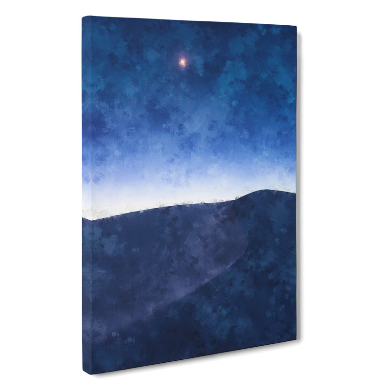 Sand Dunes At Night - Wrapped Canvas, 76cm H x 50cm W x 3cm D