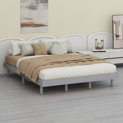 Modern Design Floating Platform Bed Frame