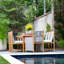 Croquet Teak Outdoor Dining Table