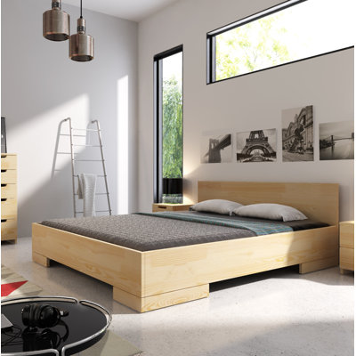 Solid Wood Bed