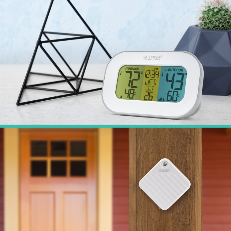 Wireless Thermometer with Tri-Color LCD