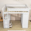 Lit mezzanine 2 tiroirs avec bureau intégré Helfrid-467549354-467549355