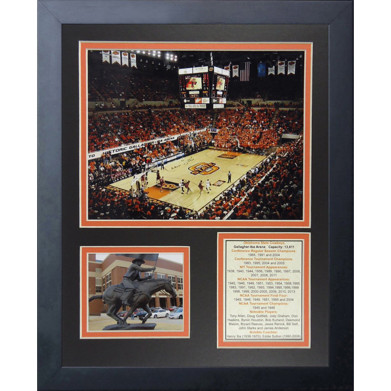 Oklahoma state cowboys gallagher-iba souvenirs encadrées