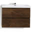 Ensemble de meuble-lavabo simple mural Ninel 30-434162430